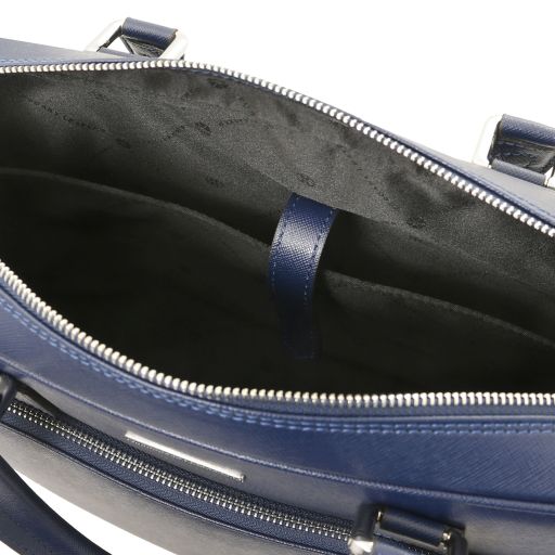 Torino - Saffiano leather laptop briefcase