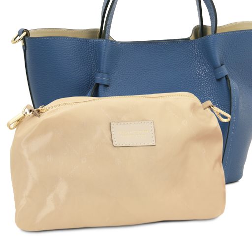 Legame - Leather shopping bag - Large size