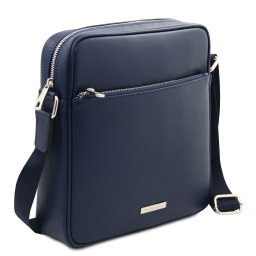 Luke - Saffiano leather crossbody bag for men