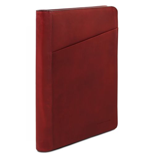 Augusto - Leather document case with ring binder