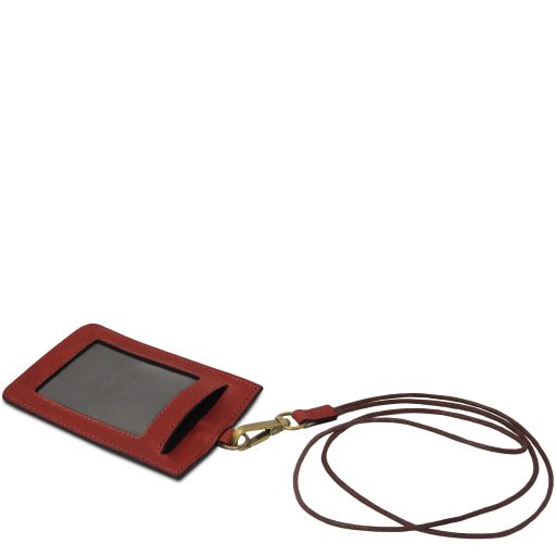 Leather badge holder