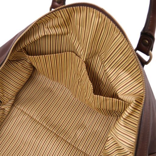 Oslo - Leather travel duffle bag - Weekender bag