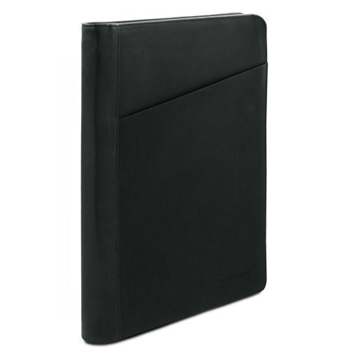 Augusto - Leather document case with ring binder