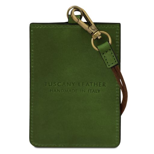 Leather badge holder