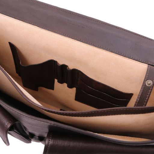 Ancona - Leather messenger bag