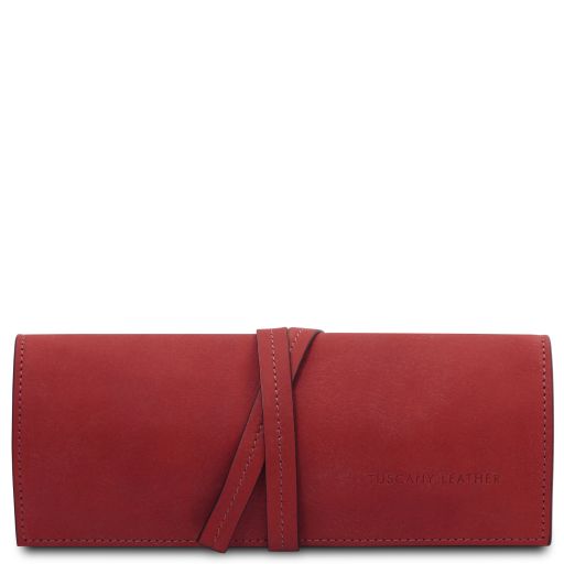 Leather jewellery case