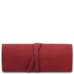 Leather jewellery case