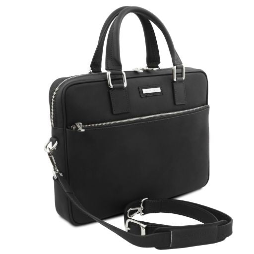 Ferrara - Leather laptop briefcase