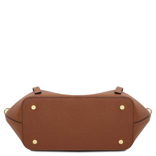 Legame - Leather shopping bag - Large size