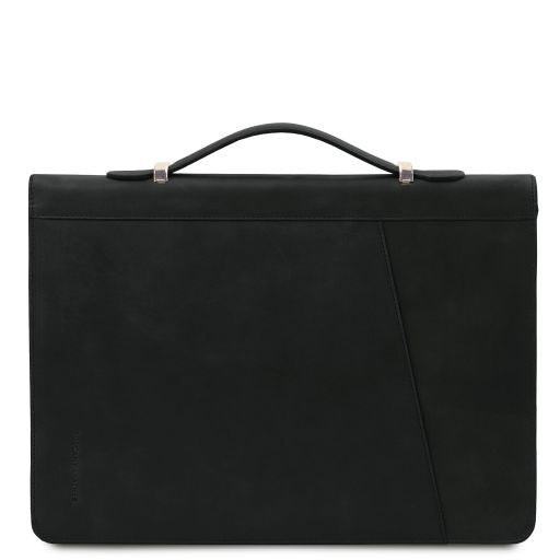 Costantino - Leather document case with handle