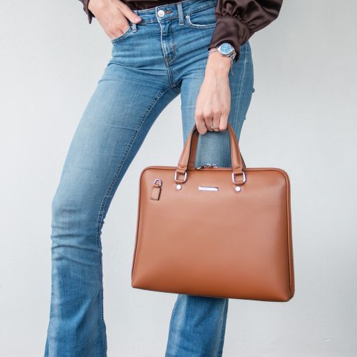 Verona - Saffiano Leather Business Bag