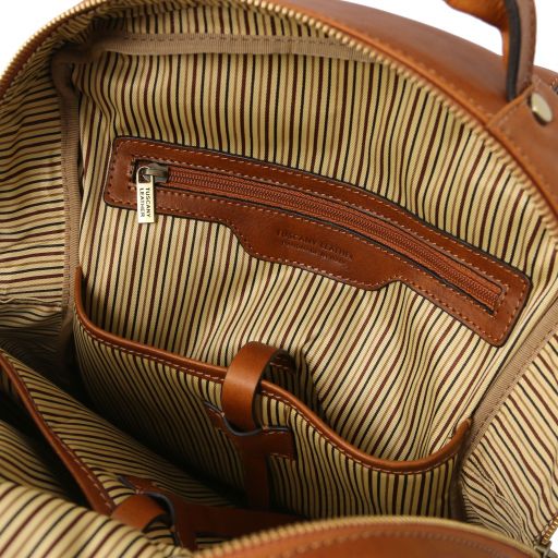 Melbourne - Leather laptop backpack