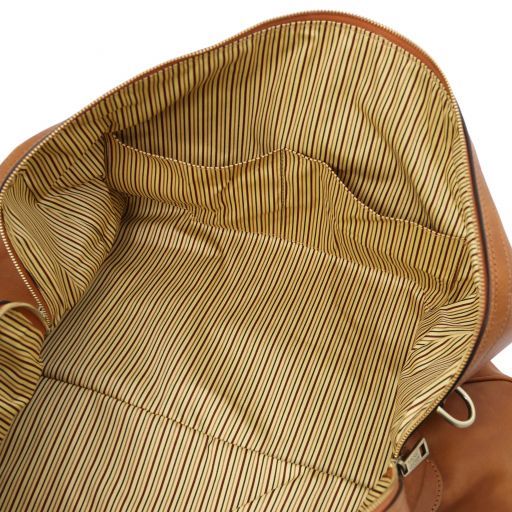 Oslo - Leather travel duffle bag - Weekender bag