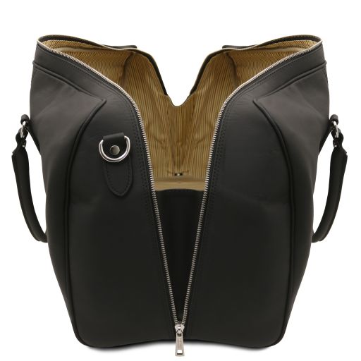 Lisbona - Travel leather duffle bag - Large size