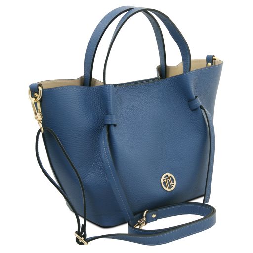Legame - Leather shopping bag - Large size