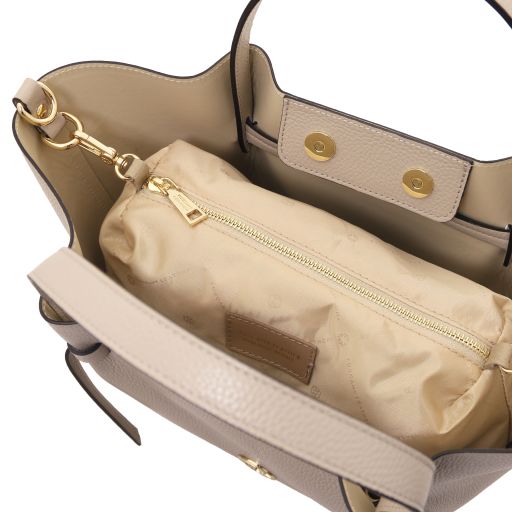 Legame - Leather shopping bag - Large size