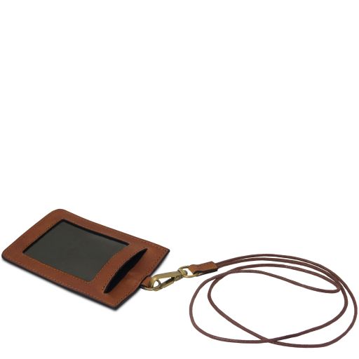 Leather badge holder