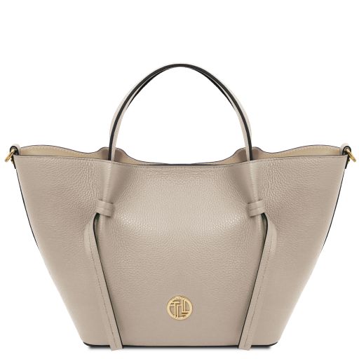 Legame - Leather shopping bag - Large size