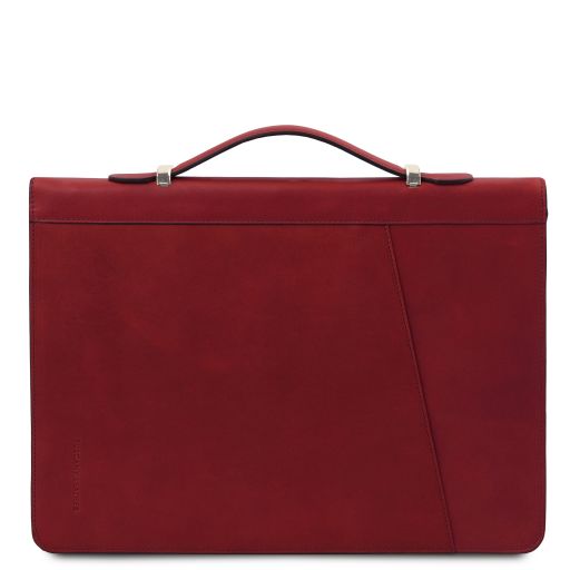 Costantino - Leather document case with handle