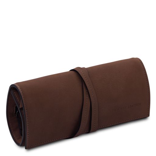 Leather jewellery case