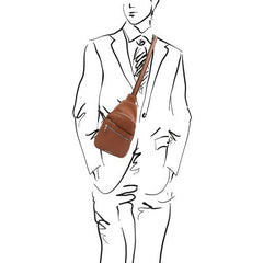 Albert - Soft leather crossover bag