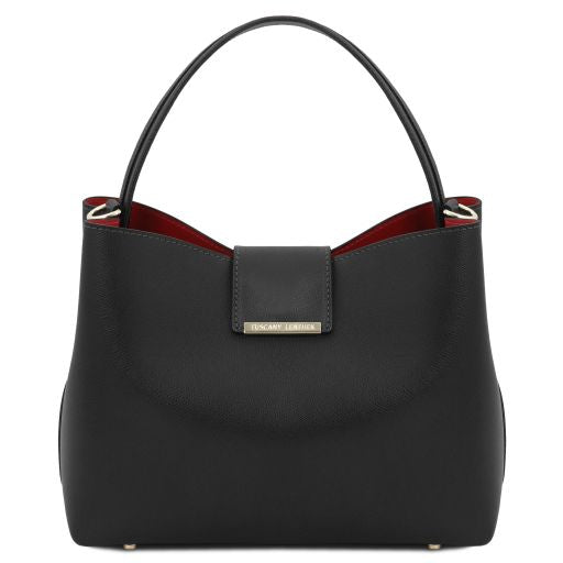 Clio - Leather secchiello bag
