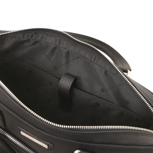Ferrara - Leather laptop briefcase