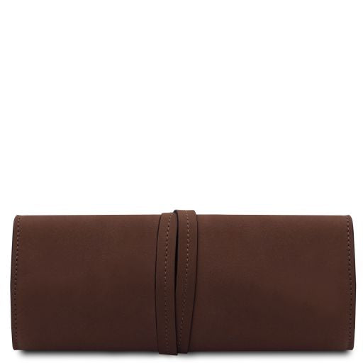 Leather jewellery case