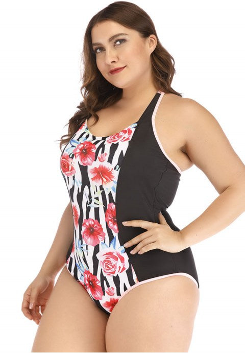 Plus Size Tropical Getaway Bikini Set