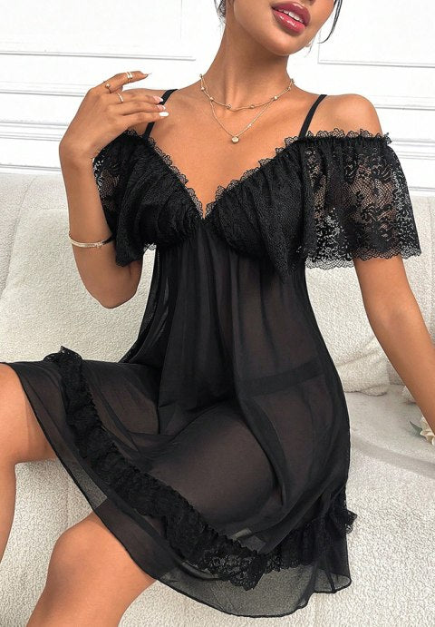 The Other Night Lace Babydoll