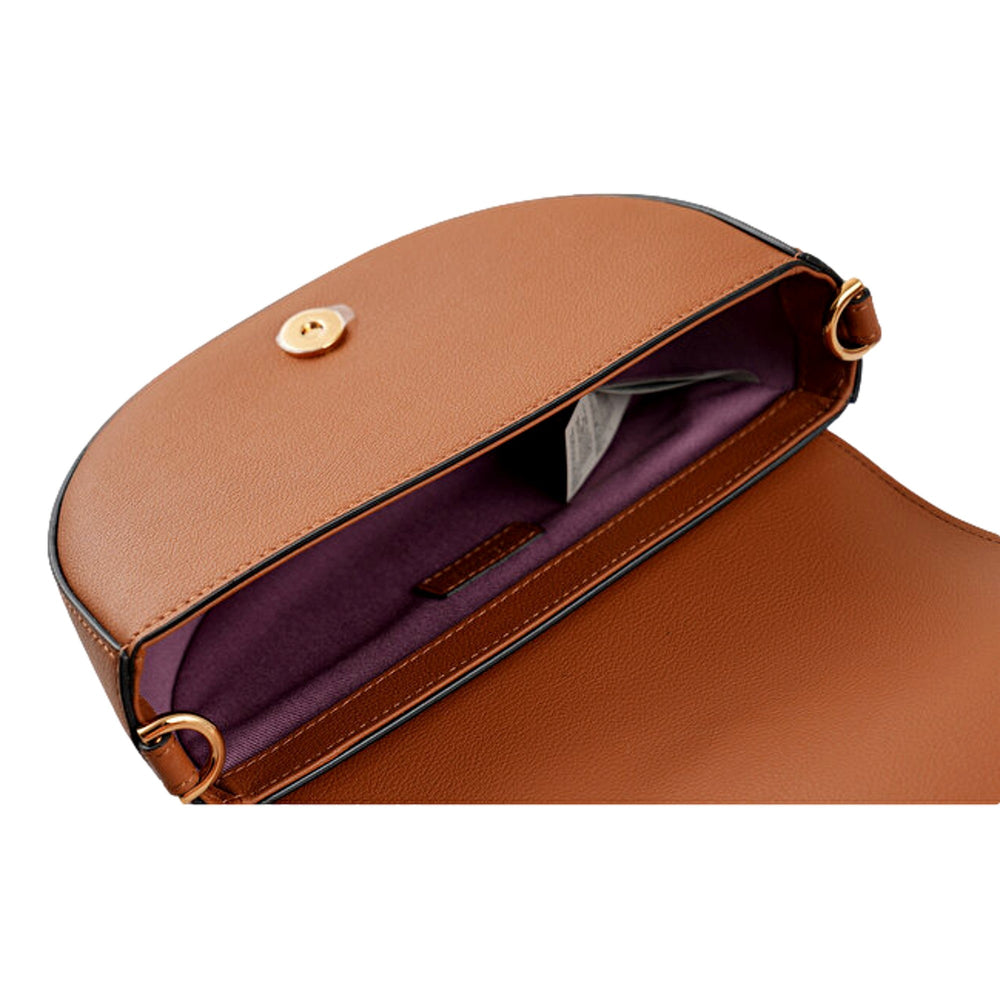 Versace La Medusa Vitello Leather Half Moon Crossbody Bag Summer