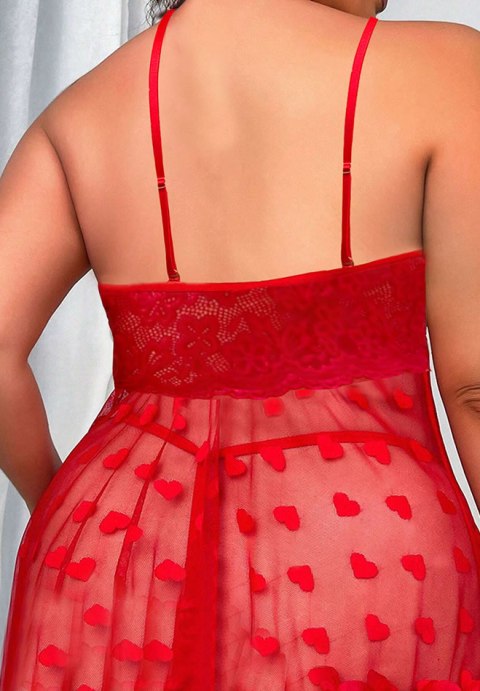 Sweet Romance Mesh Babydoll