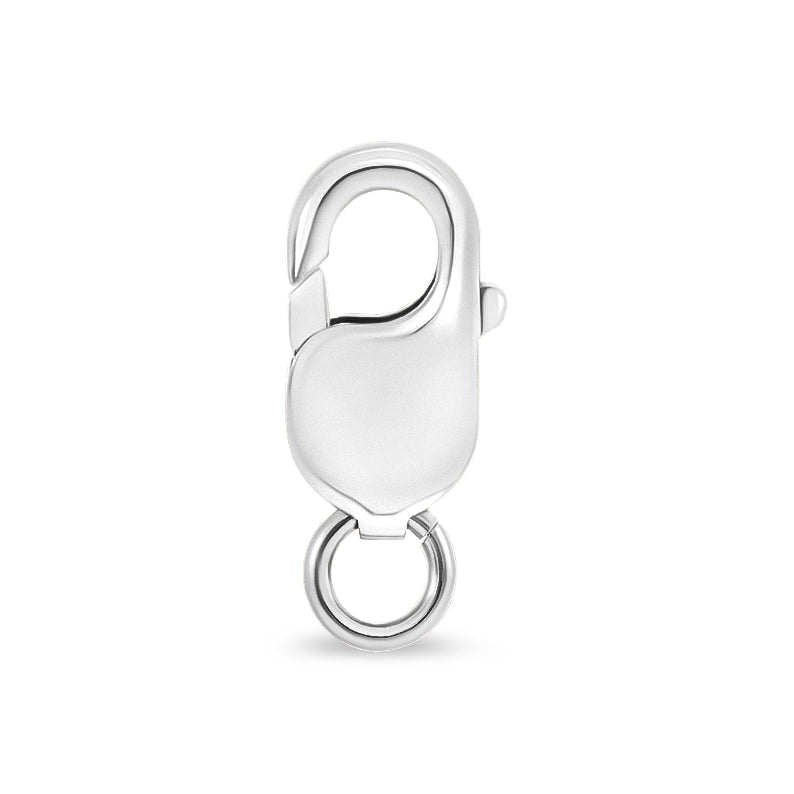 .925 Sterling Silver 1/4 Cttw White and Black Diamond Pitbull Dog Medallion and Charm 18" Pendant Necklace (I-J Color, I2-I3 Clarity)