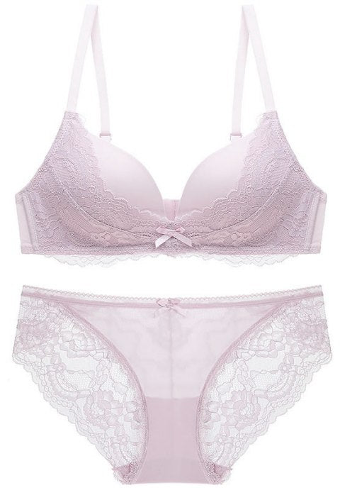 Sexy Wireless Lace Bra Set
